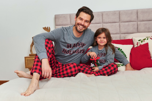 7344 Piżama męska Dark Grey Doctor Nap – 100% bawełna