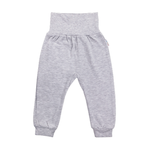 SPB009 Basic Mamatti Spodnie niemowlęce - szary melanż