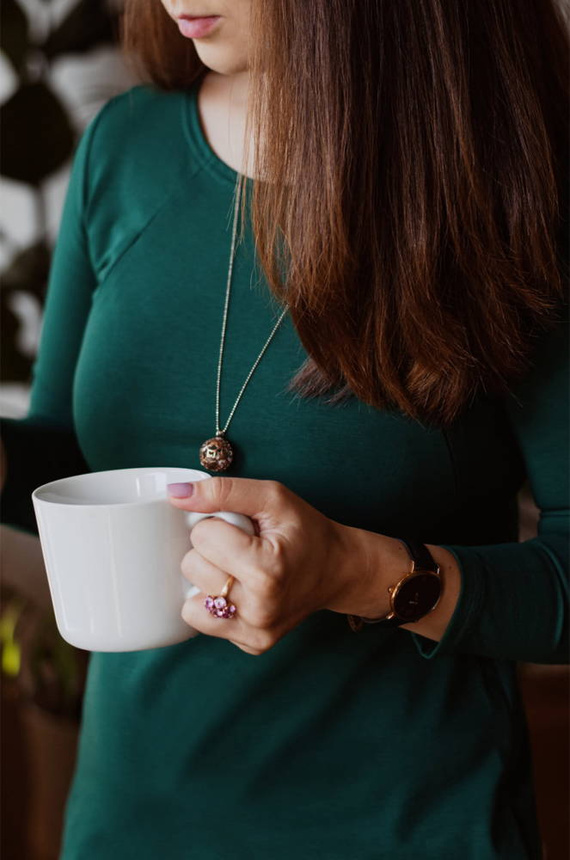 Milky Way Milk&Love Sukienka do karmienia zielony