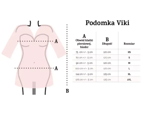 Viki Podomka Szlafrok Damski Dkaren - ecru