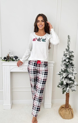 Ho Ho Long Piżama damska Donna - biały