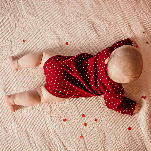 Body z długim rękawem Love Eevi- bordo