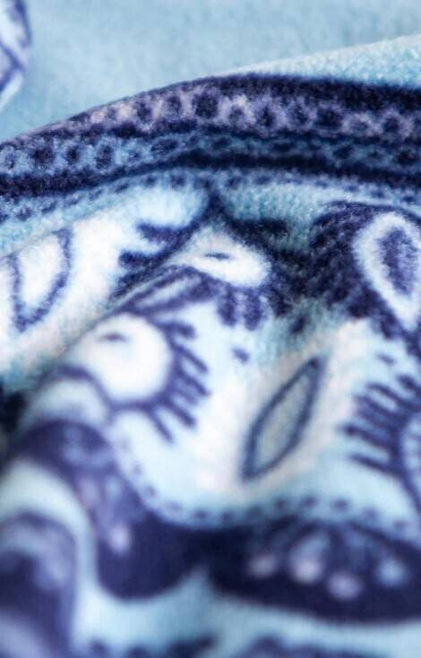 LHS 893 B24 Piżama Damska/ Key - niebieski