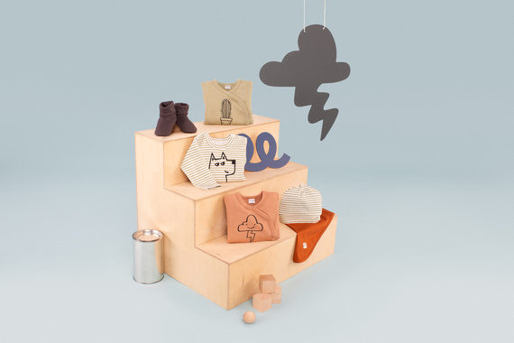 Olivier Pinokio Body długi rękaw- ecru