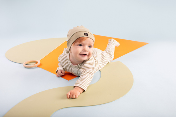 Olivier Pinokio Czapka niemowlęca - zielony