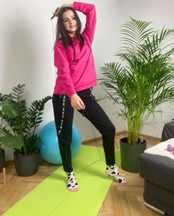 496 Just Dres damski Forex - amarant