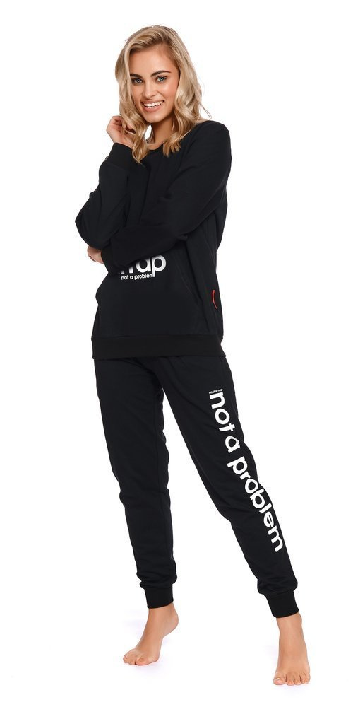 4238 Spodnie dresowe ciążowe Doctor Nap - black