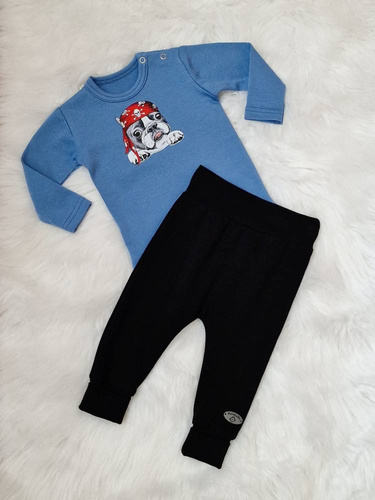 Pirat Bambarillo Body z długim rękawem niebieski