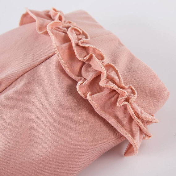 Daisy Eevi Legginsy bawełniane - jasny róż