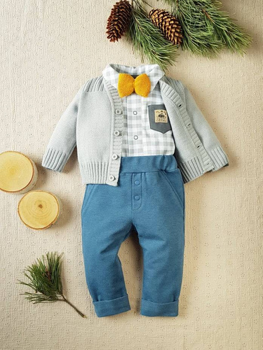 Spodnie eleganckie 2810T2 Jack Marija - turkus