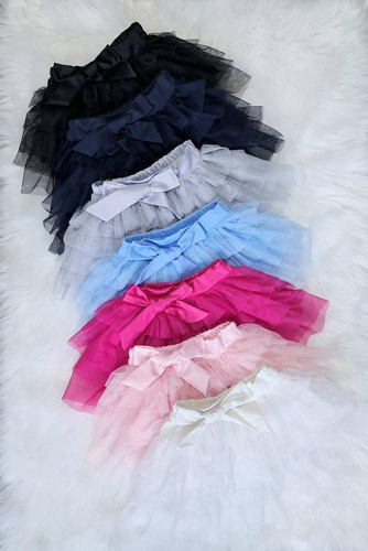 Inez Bambarillo Spódniczka tiulowa błękitny