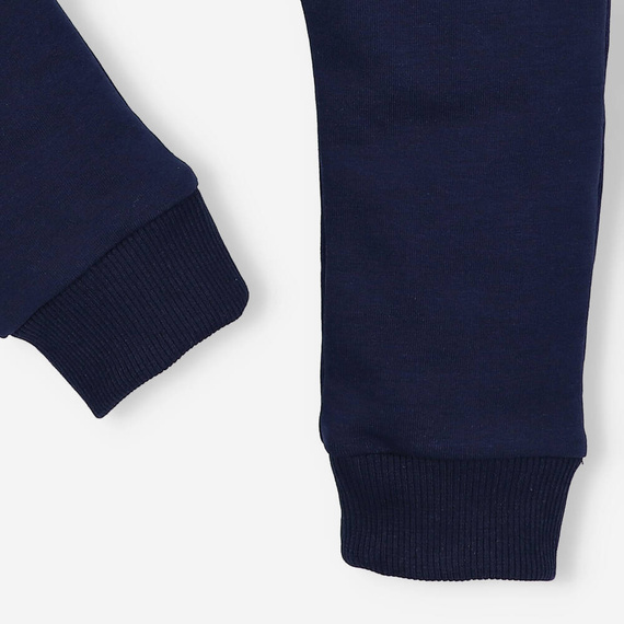 Samoloty Spodnie z bawełny organicznej Nini granatowy