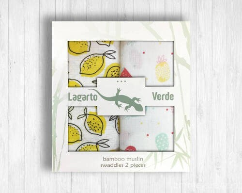 LAV-0005 Pieluszki bambusowe Lagarto Verde