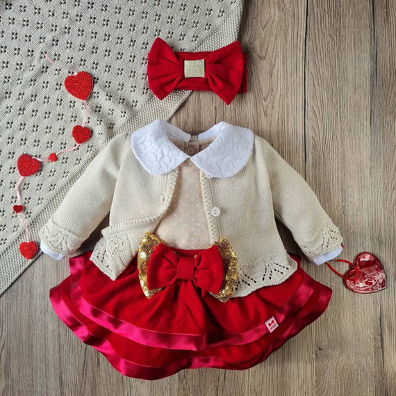 Sweterek BSW/026 ażurowy Marija - beżowy