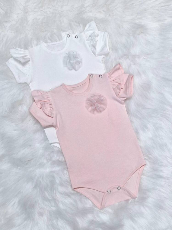 Rozalia Bambarillo Body z krótkim rękawem ecru