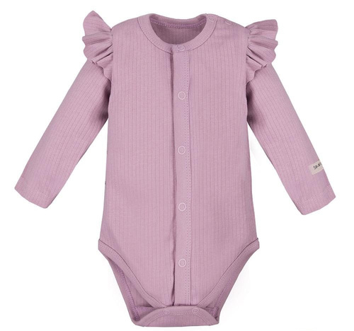 Body z długim rękawem rozpinane "Simply Comfy" Ewa Klucze- bordo