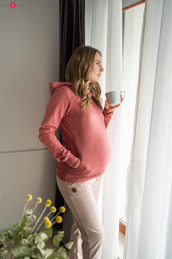 Milk Please Milk&Love bluza do karmienia dusty cedar