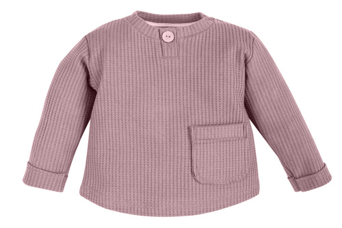 "Natural Waffel" Makoma Bluza polo pink