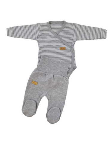 "Lines" Terjan Półśpioch bawełniany - szary