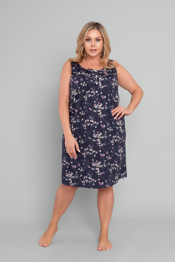 Evita Koszula nocna i do karmienia, szerokie ramiączko Italian Fashion - druk