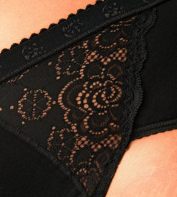 Chic Midi Figi damskie Sloggi - czarny