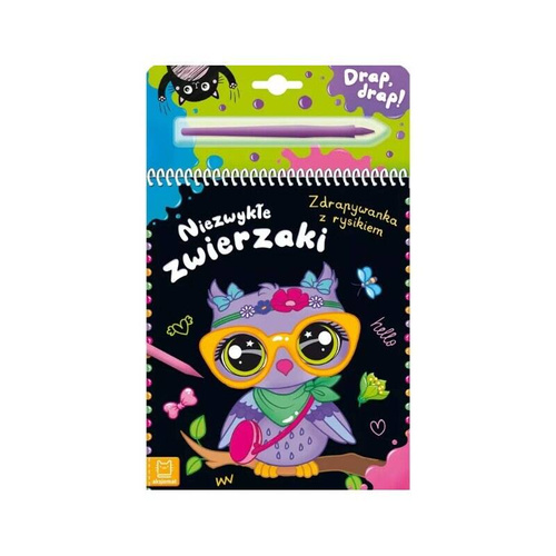 AKS540-4 Książeczka niezwykłe zwierzaki z rysikiem Aksjomat