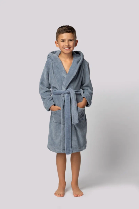 Bear szlafrok dziecięcy Kids Envie blue