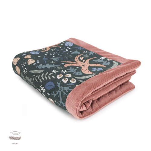 Nature Symphony Kocyk niemowlaka Velvet Makaszka