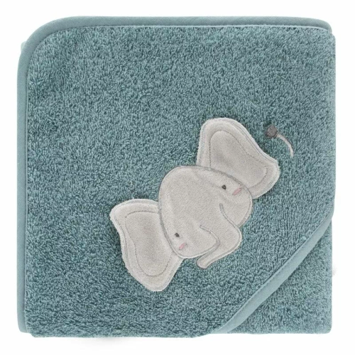 Baby 59 Słonik niemowlęce okrycie kąpielowe Eurofirany niebieski