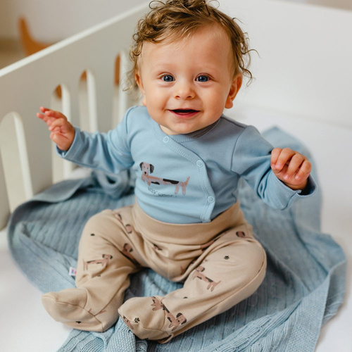 Puppy Playtime Eevi Body rozpinane - niebieskie