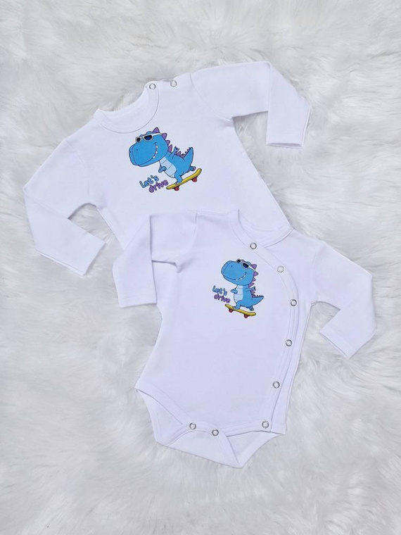 Let's Drive Bambarillo Body z długim rękawem biały