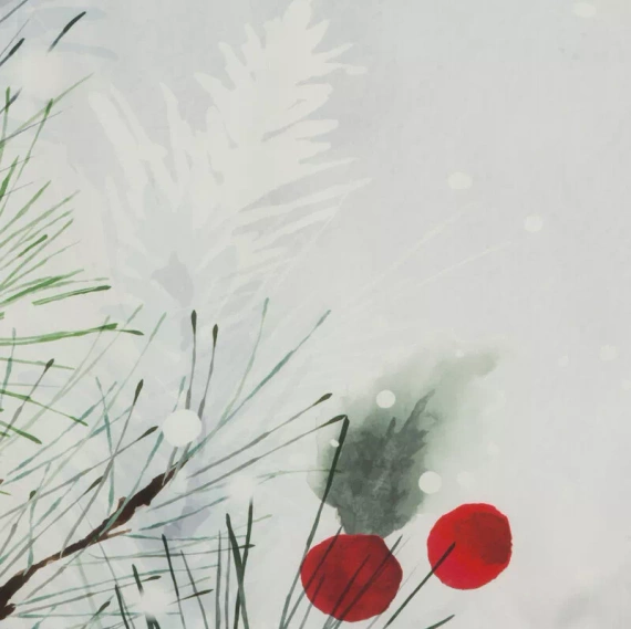 Robin Pościel świąteczna choinka z stroik Eurofirany szary