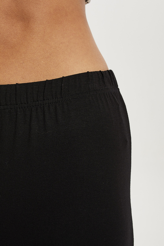 Abisynia Piżama Damska długi rękaw, długie spodnie Italian Fashion - druk/czarny