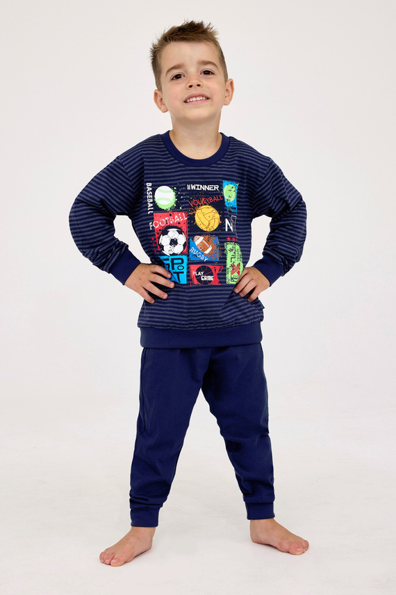 478/159 268/159 Winner Piżama chłopięca Cornette granatowy