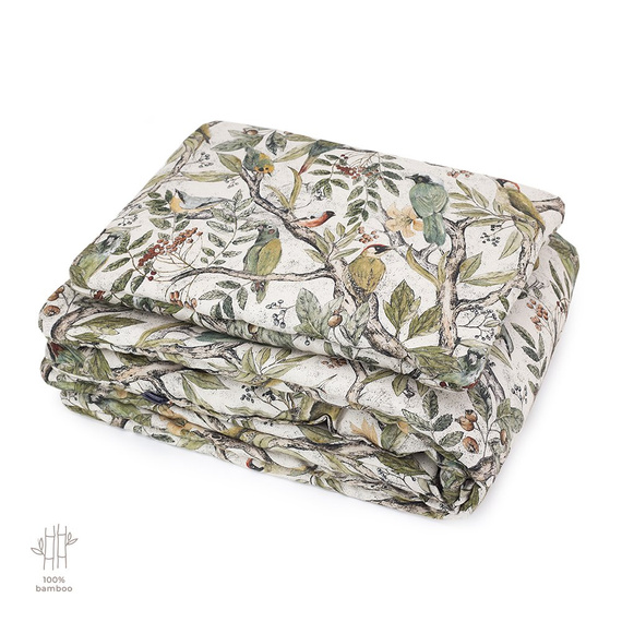 Pościel z wypełnieniem 100% Bamboo Woodland - Makaszka