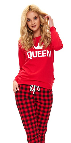 9748 Piżama Damska Doctor Nap - red