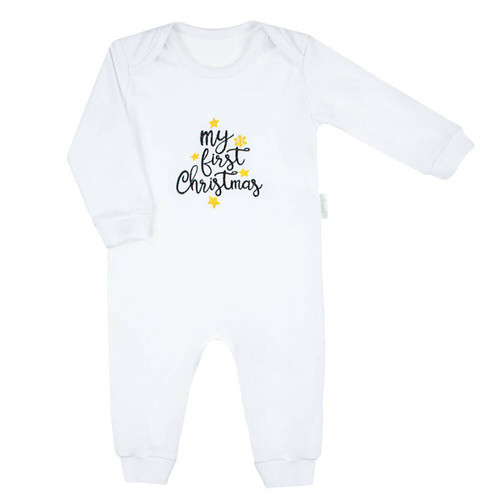 Pajacyk niemowlęcy 163516 "Magia Świąt" Nicol - haft "My First Christmas"