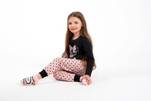 Bonilla Italian Fashion Piżama dziewczęca - czarny/druk 