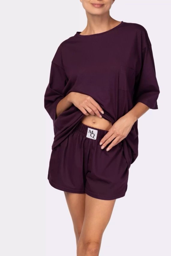 Joy shortsleeve Piżama damska Mona purple
