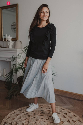 Milky Waves Milk&Love Bluzka do karmienia czarny