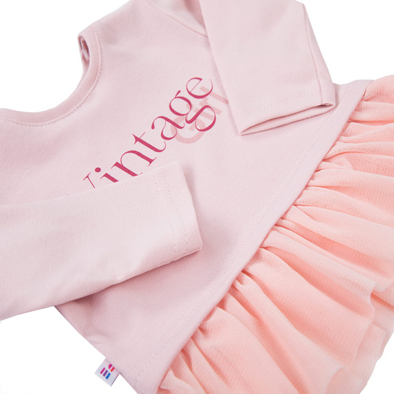 Roses Eevi Sukienka, długi rękaw - jasny róż