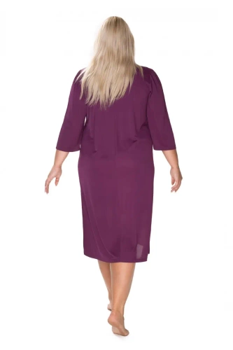 3942 Melisa halka koszula nocna damska Mewa fioletowy