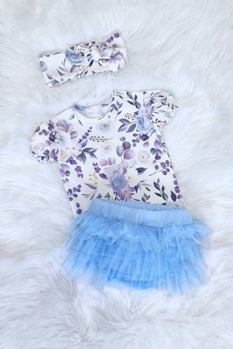 Blue Bambarillo Body z krótkim rękawem szary