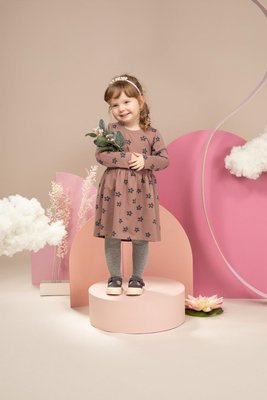 Happiness Pinokio Sukienka z nadrukiem - ciemny róż/druk