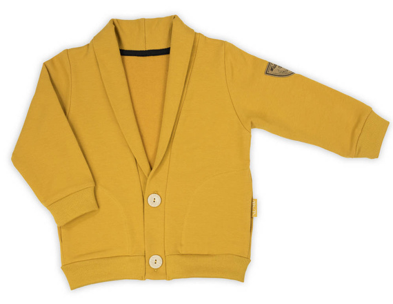 Bluza dresowa 169570 "Mix" Nicol - musztardowy