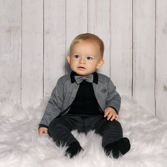 Miłosz Bambarillo Komplet katana + spodnie szary