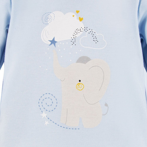 Mellow Ewa Klucze Body z długim rękawem - niebieski