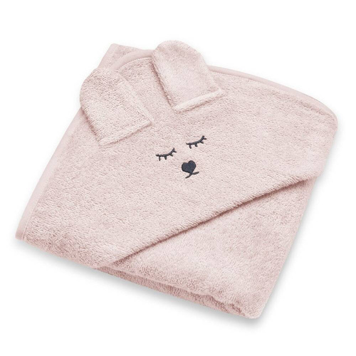 Ręcznik bambusowy z uszami Yosoy - pudrowy róż