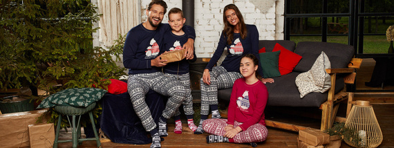 Arktyka Piżama Męska Italian Fashion - granatowy