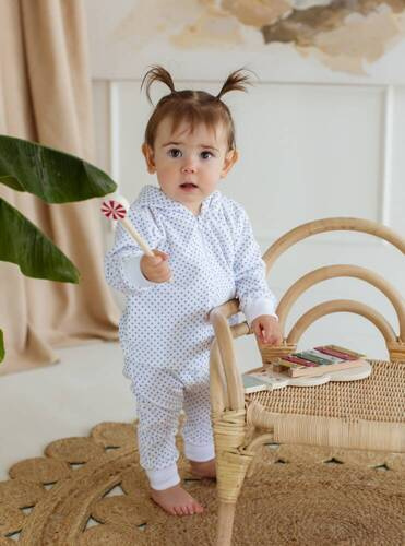 "Blue Stars"  Makoma Dres niemowlęcy niebieski